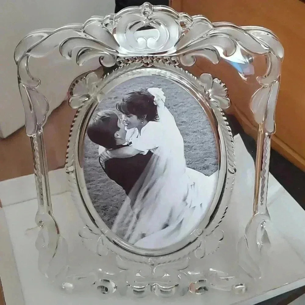 💕Vintage German crystal Mikasa frame